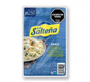 Ravioles Espinaca Queso Mozzarela y Parmesano La Salteña 450g