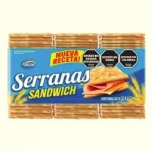 Galletitas Serranas Sandwich X 324 g