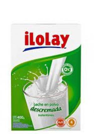 Leche en Polvo Descremada Ilolay 400 Gr