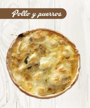 Tarta de Pollo y Puerro Fasty X300G