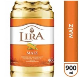 Aceite De Maiz Lira 900 Ml