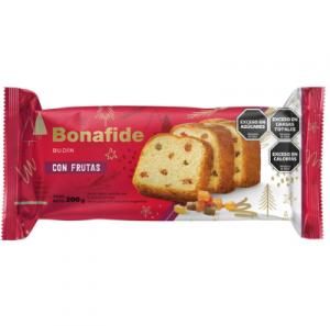 Budin Bonafide Con Frutas 180 Gr