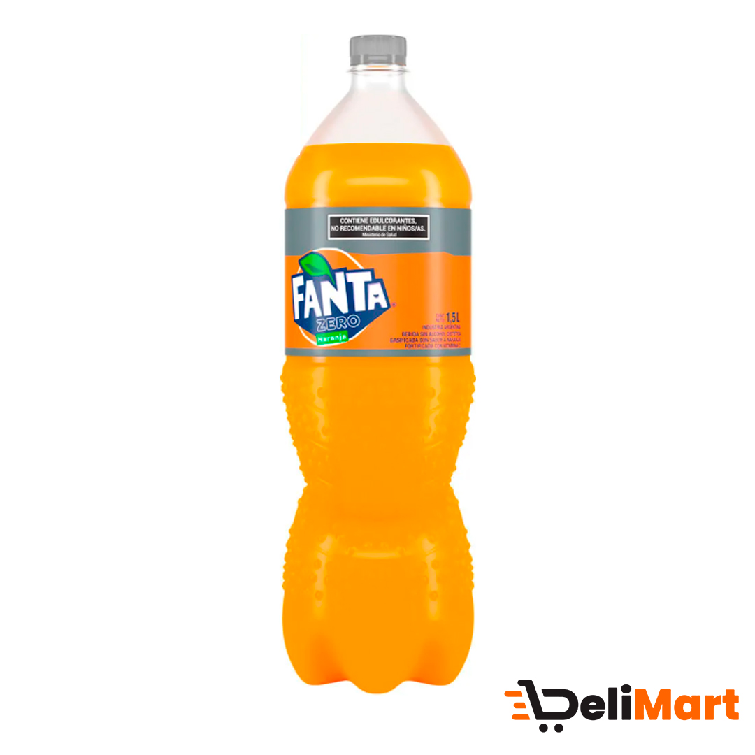 Gaseosa Fanta Naranja S/Azúcares 1.5 Lt