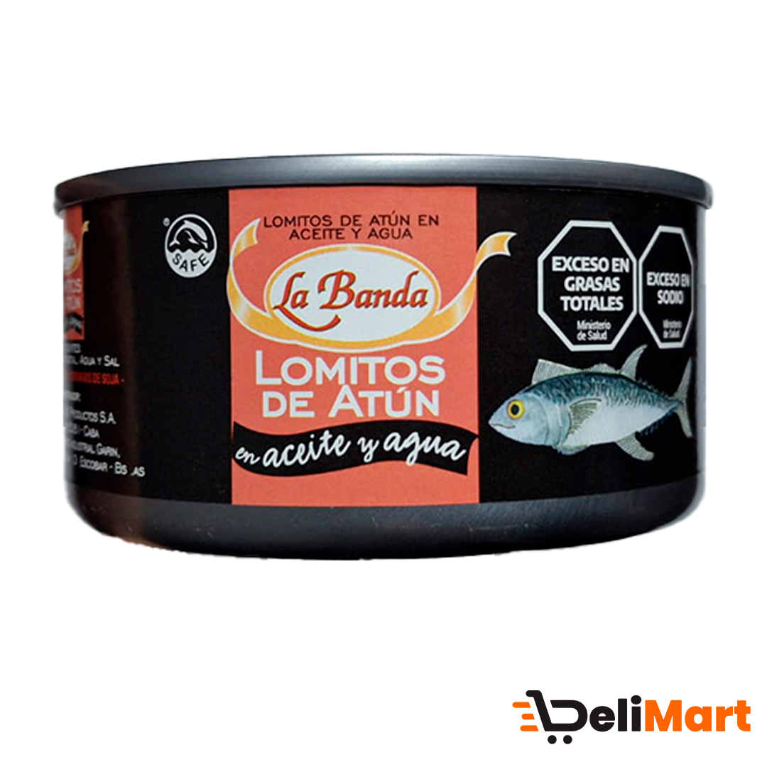 Lomitos de Atun En Aceite y Agua La Banda 120 Gr