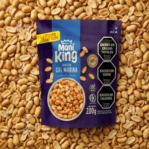 Mani Pelado Con Sal Marina Mani King x200 Gr