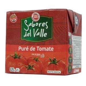 Pure De Tomate Sabores Del Valle 520 g