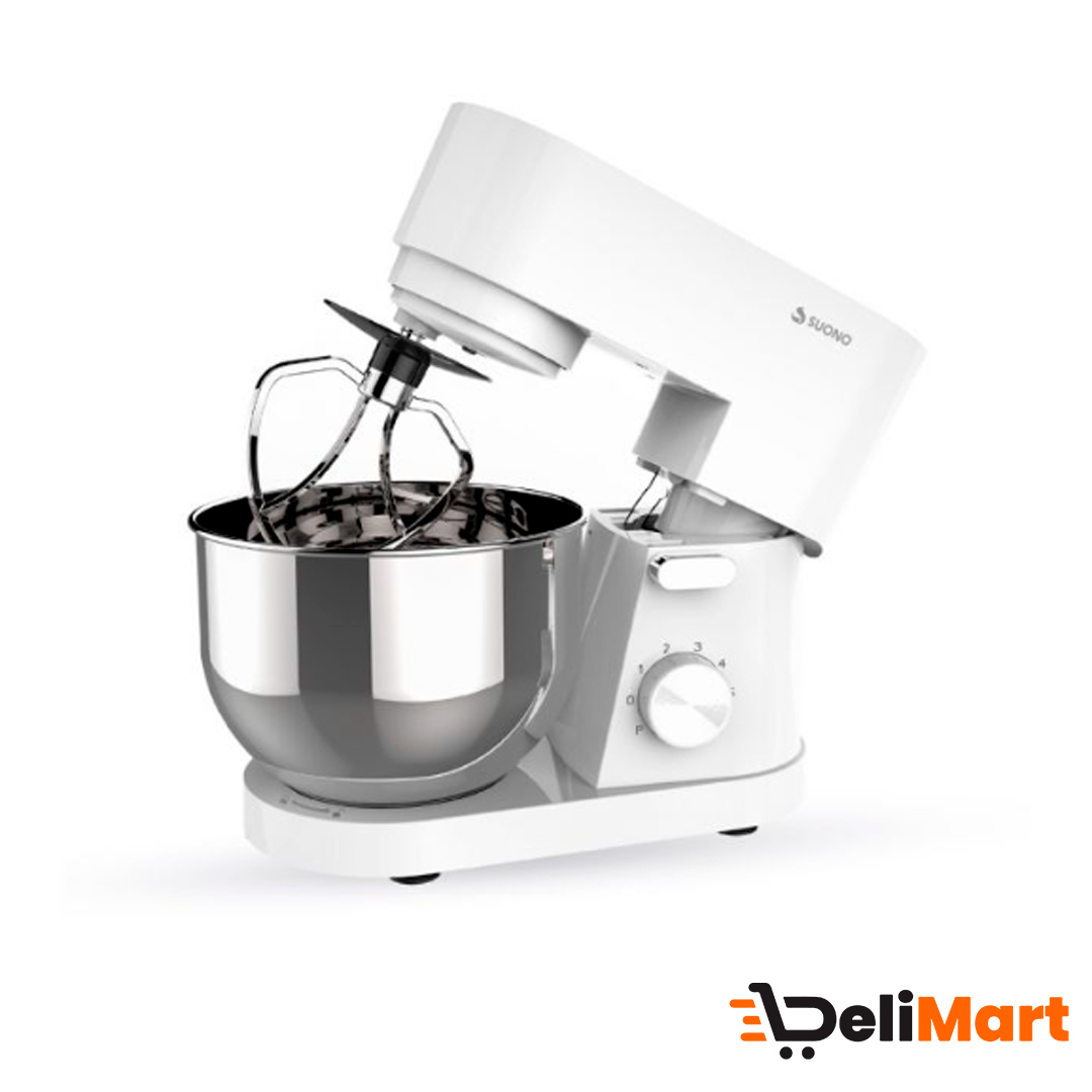 BATIDORA PLANETARIA SUONO 1000W 6 VELOCIDADES BLANCA