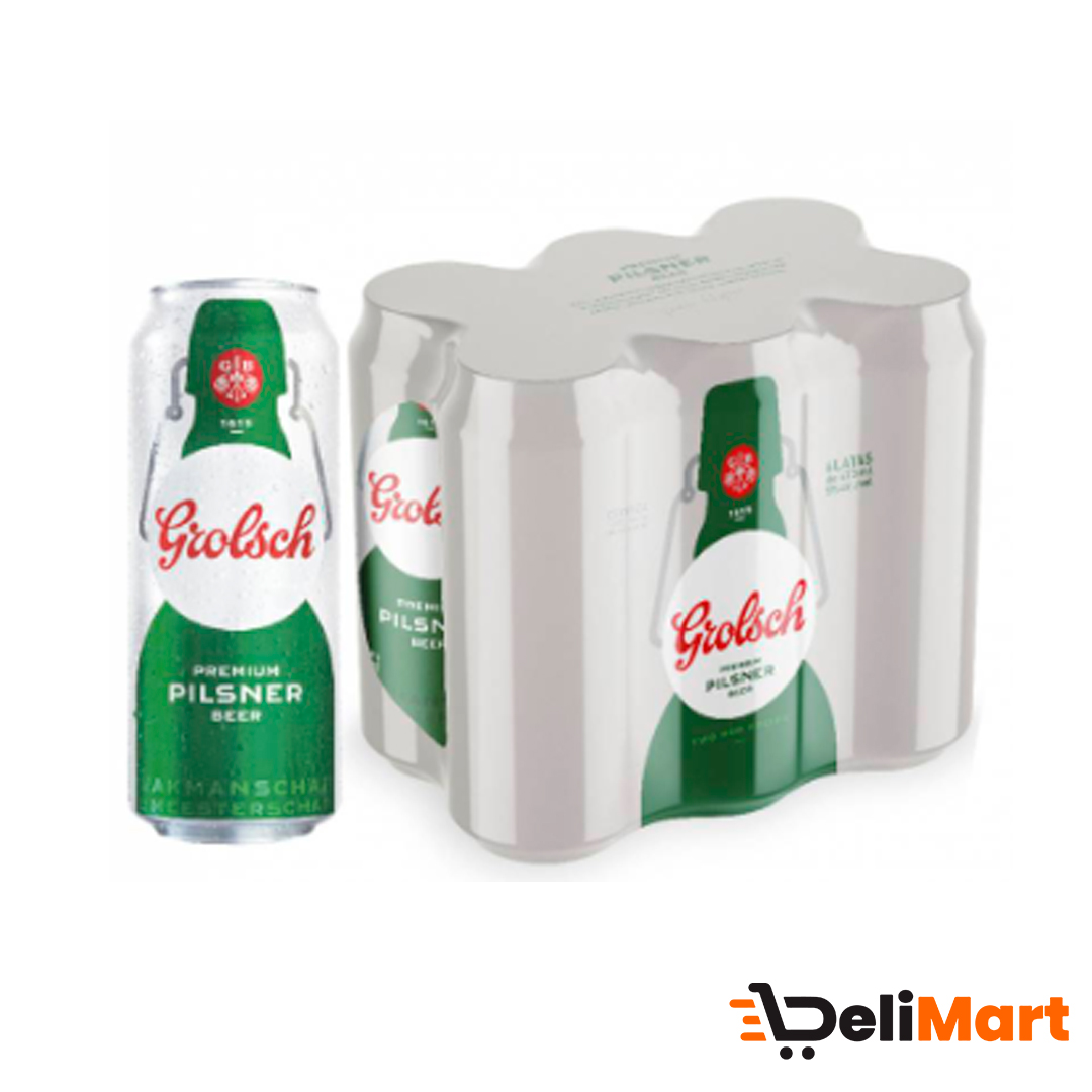 Cerveza Rubia Premium Pilsner Grolsch 473 Cc Pack x 6
