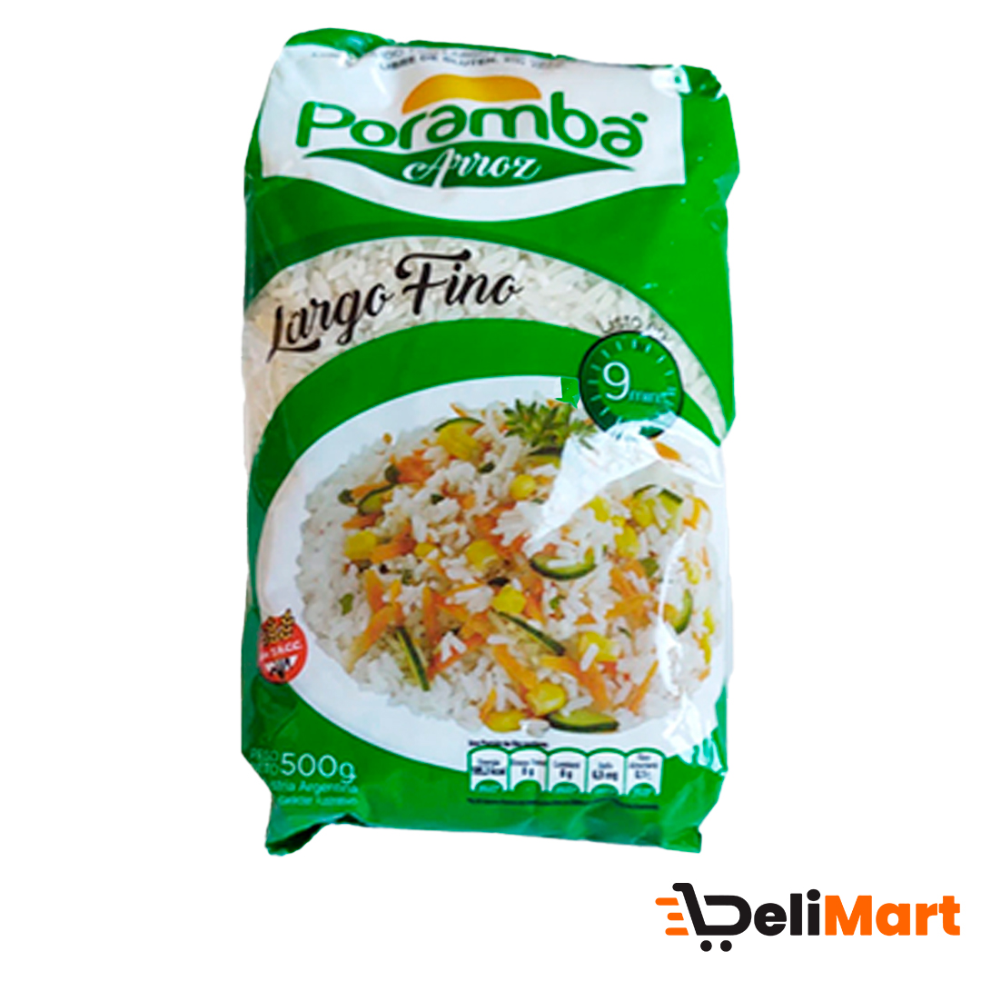 Arroz Largo Fino Poramba 500 Gr