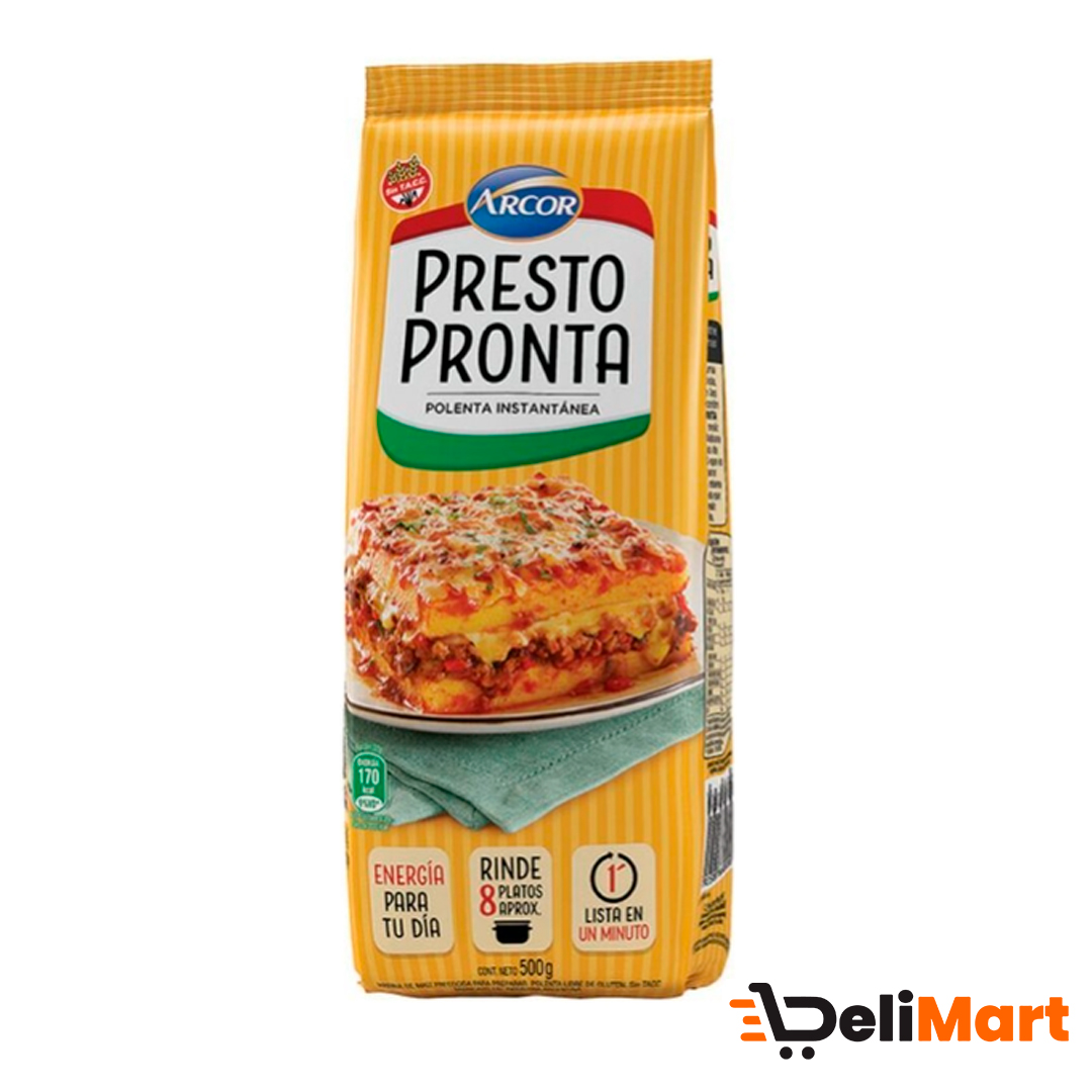 Polenta Instantanea Presto Pronta Arcor 490 Gr