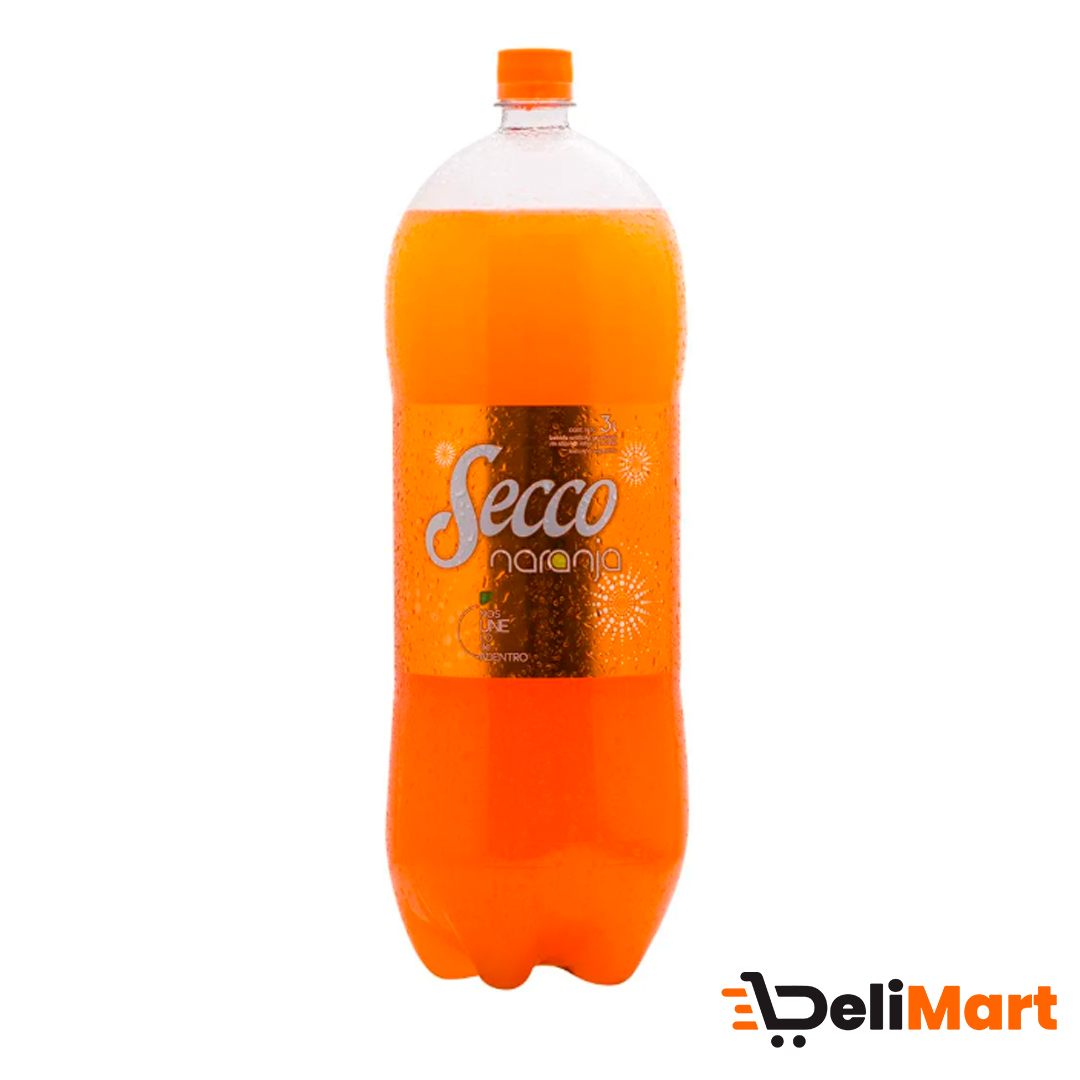 Gaseosa Secco Naranja 3 Lt