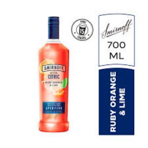 Vodka Ruby Orange & Lime Smirnoff x 700cc