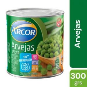 Conserva Vegetales Arvejas Secas Arcor 300 Gr
