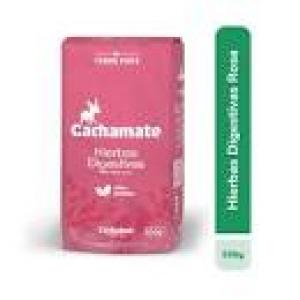 Yerba Mate Compuesta Cachamate Hierbas Digestivas Rosa(boldo-menta-poleo) 500 G