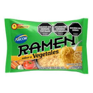 Ramen Sabor Vegetales Arcor x 65 Gr