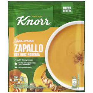 Sopa Crema de Zapallo con Nuez Moscada Knorr 70 G