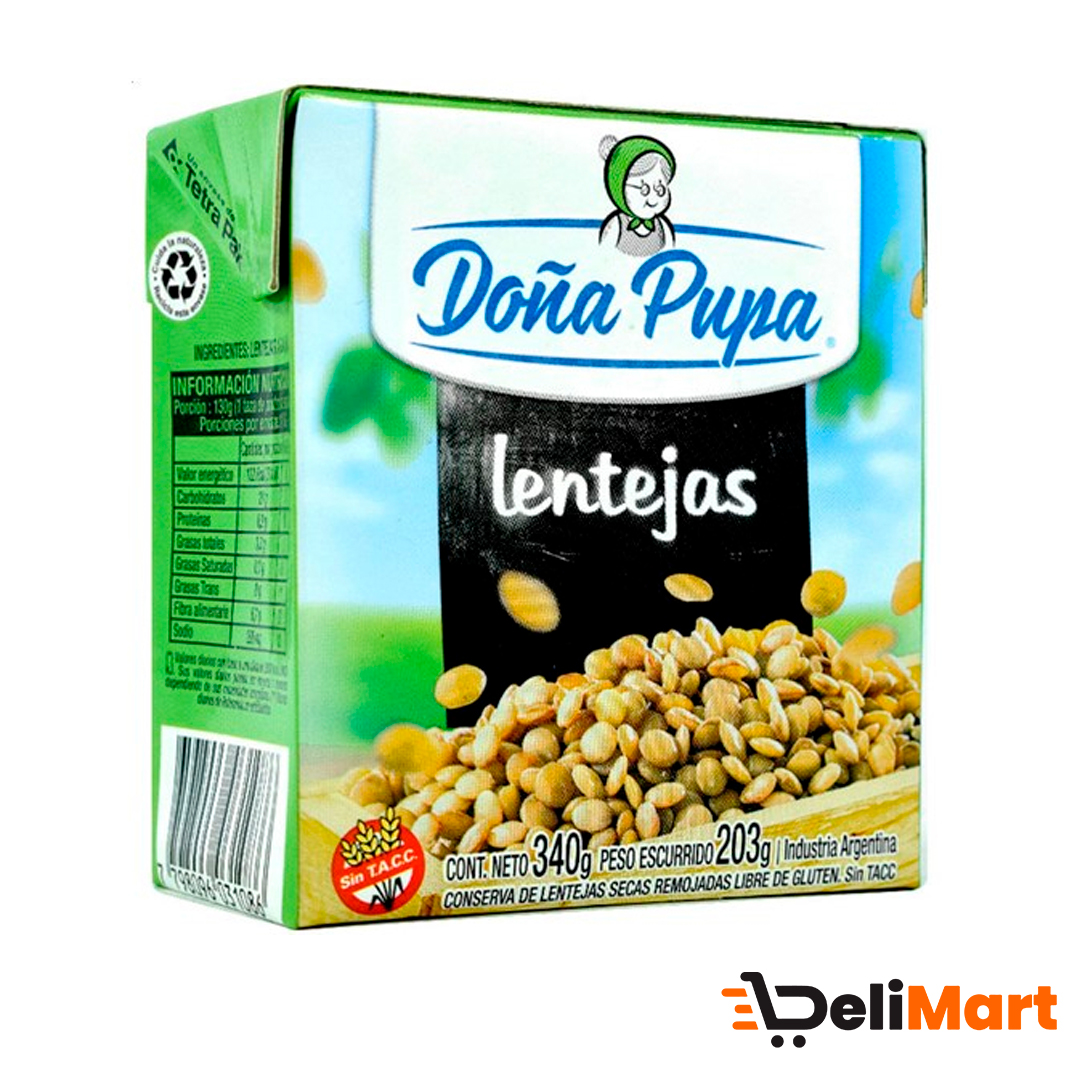 Lentejas Doña Pupa Tetra 340 G