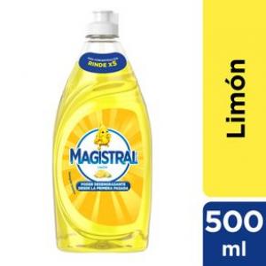 Detergente Magistral Ultra Limón 500 Ml