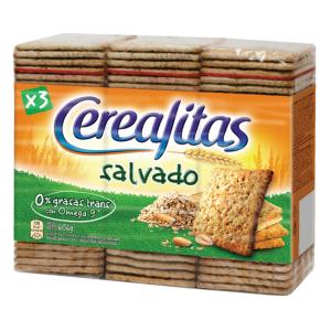 Galletita Cerealitas Salvado Pack x 3 606 Gr