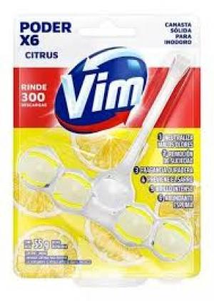 Canasta para inodoro VIM X50G Citrus