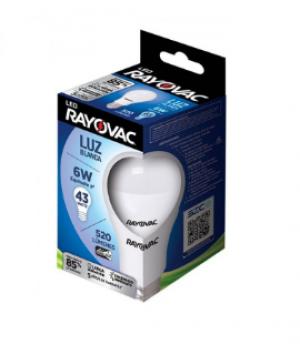 Lampara Led 6W Luz Blanca Rayovac 1 unidad