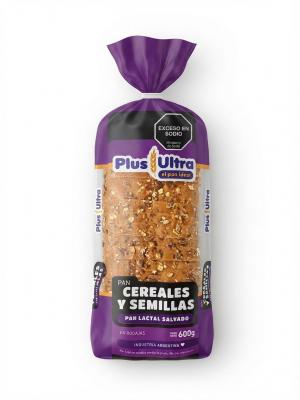 Pan Lactal Cereales y Semillas Plus Ultra x 600 Gr