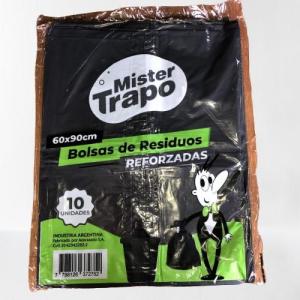 Bolsa de Residuos Reforzada Mr Trapo 60x90 10 Unidades