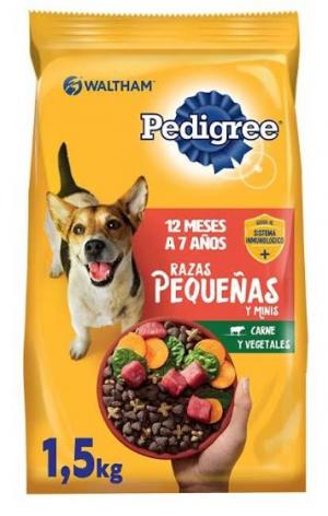 Alimento para Perro Adulto Raza Pequeña Pedigree 1.5 Kg