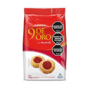 Galletitas Pepas C/Membrillo Natural 9 de Oro x 500gr