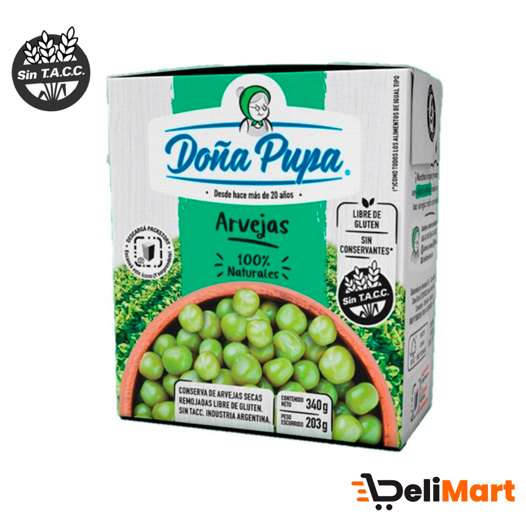 Arvejas Doña Pupa Tetra 340 G