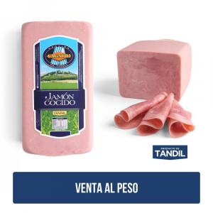 Jamón Cocido Cagnoli FETEADO x250 Gr envasado al vacio