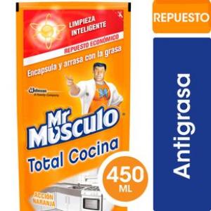 Limpiador Cocina  Repuesto Mr Musculo 450ml