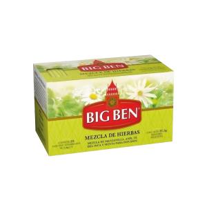 Te Mezcla de Hierbas Big Ben 25 saquitos