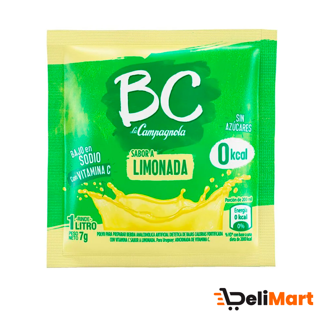Jugo En Polvo Limonada Bc 7 Gr