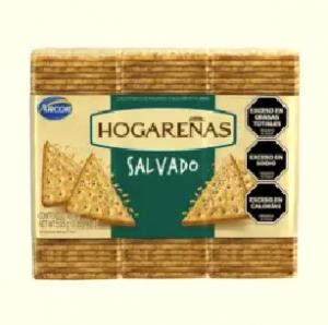 Galletitas De Agua Salvado Hogareñas 555 Gr
