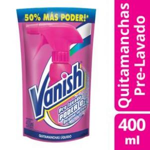 Pre-Lavado Vanish Poder O2 Repuesto 400 Ml