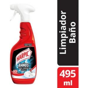 Limpiador de Baños Sarro y Manchas Dificiles Harpic Gatillo 495 Ml