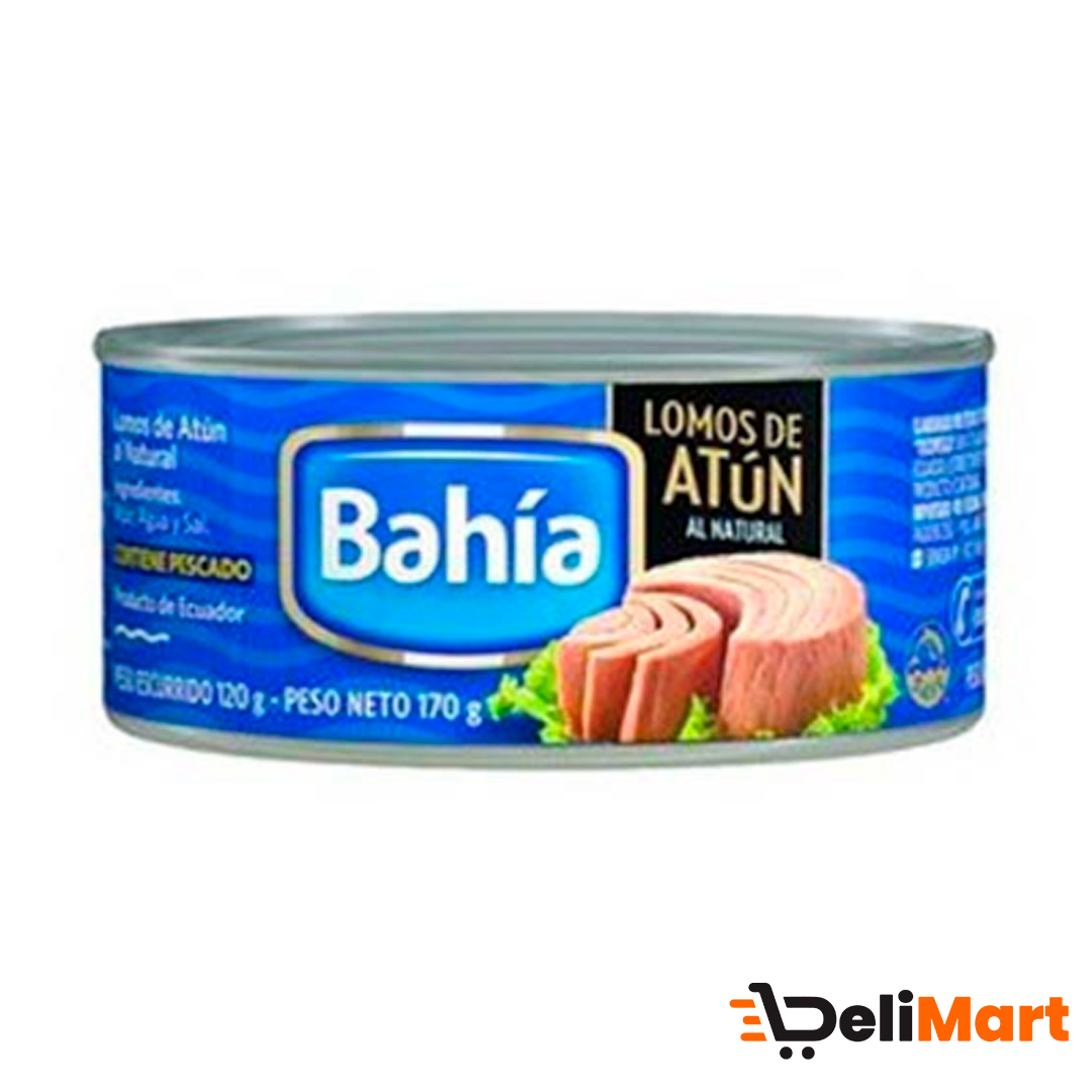 Atun Lomitos Al Natural Bahia 170 Gr