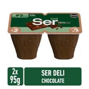 * Postre Ser Pack 2X96Gr Chocolate