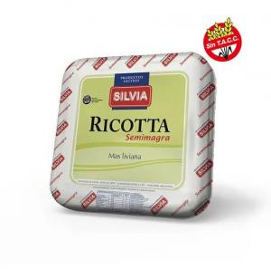 Queso Ricota Semimagra Silvia Fraccionada X400Gr Aprox