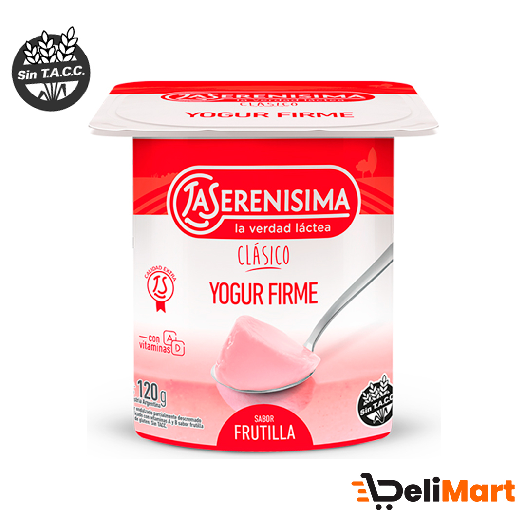 Yogur batido Frutilla La Serenísima 120 G