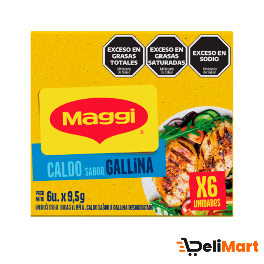 Caldo De Gallina Maggi 6x 9,5 G