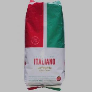 * Cafe Tostado En Grano Italiano La Virginia Espresso 1kg