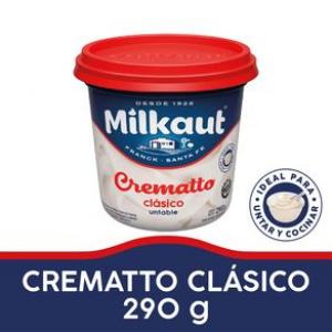 * Queso Crema Crematto Clásico Milkaut 285 Gr