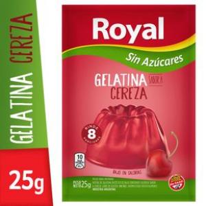 Gelatina Royal Cereza Light 25 Gr