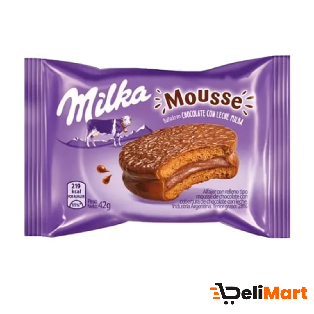 Alfajor Chocolate Mousse Milka 42 Gr