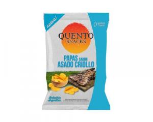 Snacks Papas Fritas Sabor Asado Criollo Quento 82 Gr