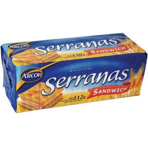 Galletitas Serranas Sandwich 112 g