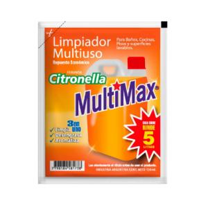 Limpiador Multiuso Multimax Citronella x150ml rinde 5lt