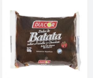 Dulce de Batata Vainilla Con Chocolate Dulcor 500 Gr